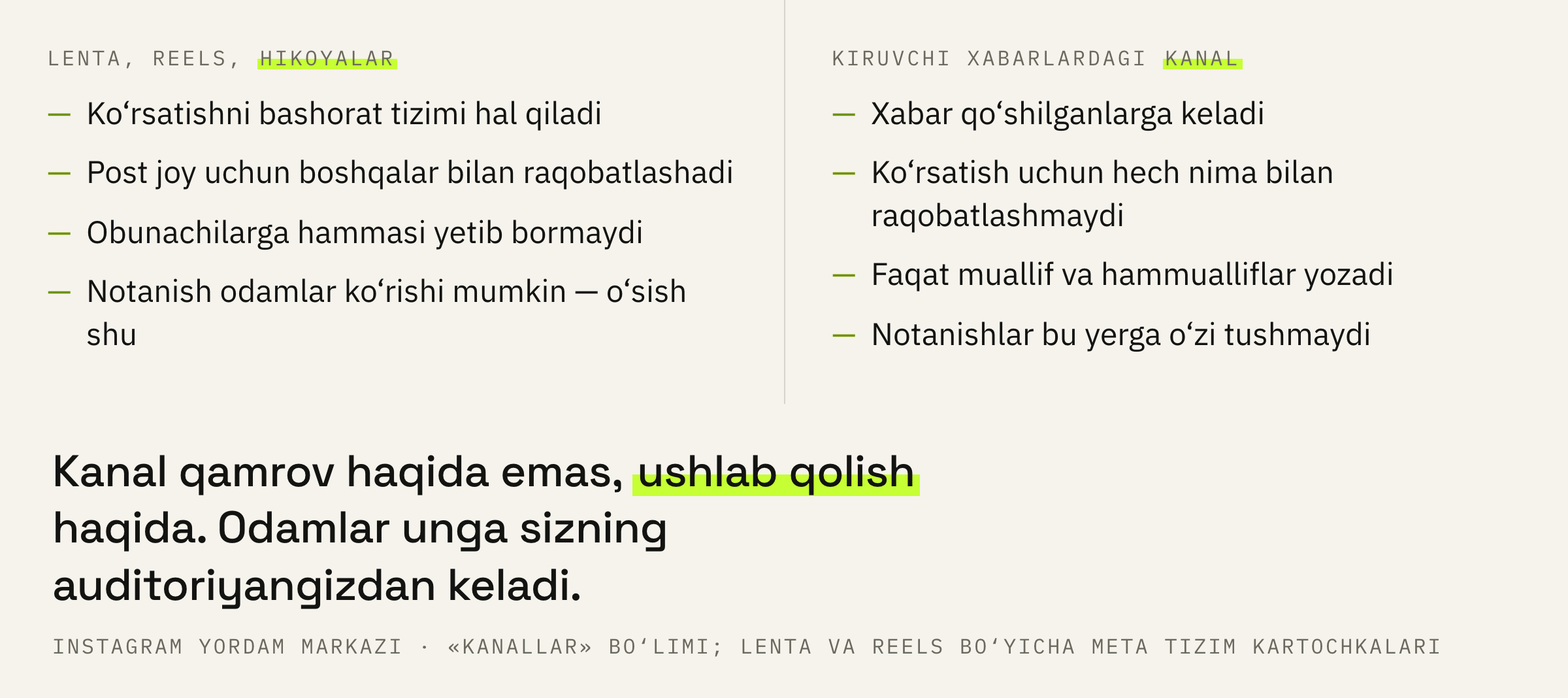 Bitta ilovaning uchta sathi va ular orasidagi ko‘rsatish bo‘yicha farq.