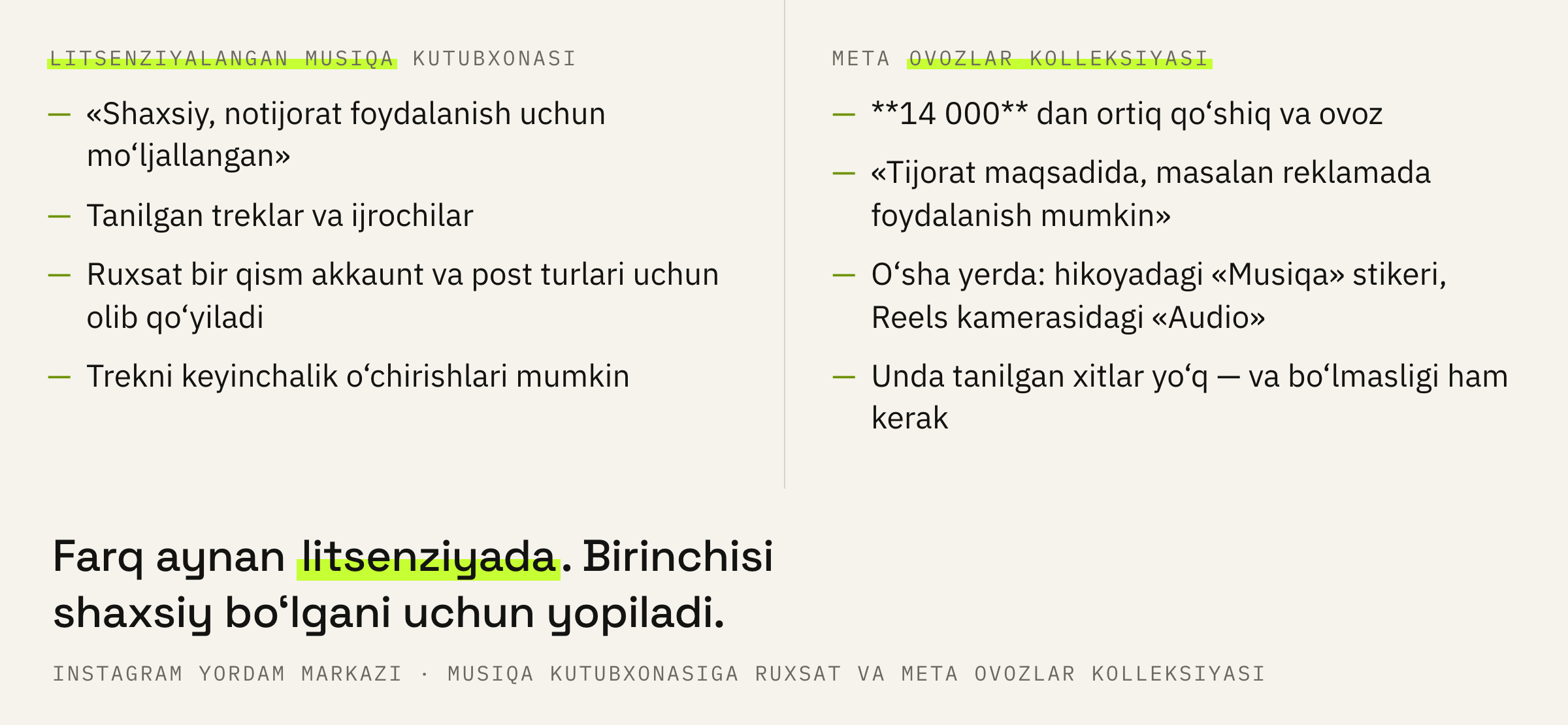 Bitta ilova ichidagi ikkita kutubxona va ular orasidagi farq.