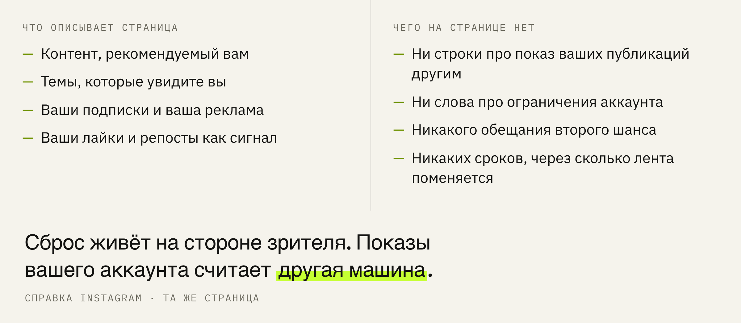 Кнопка зрителя и показы автора: две разные машины.