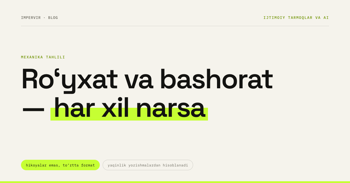Instagramdagi yaqin do‘stlar: yashil halqa nima beradi