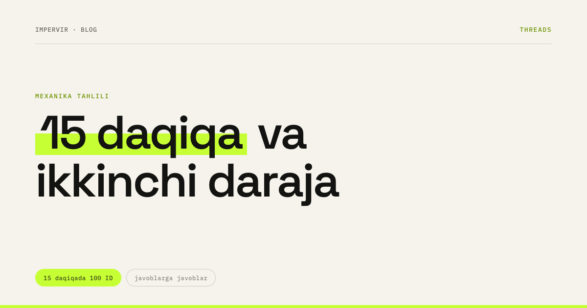 Threads lentasi qanday ishlaydi: o‘nta bashorat