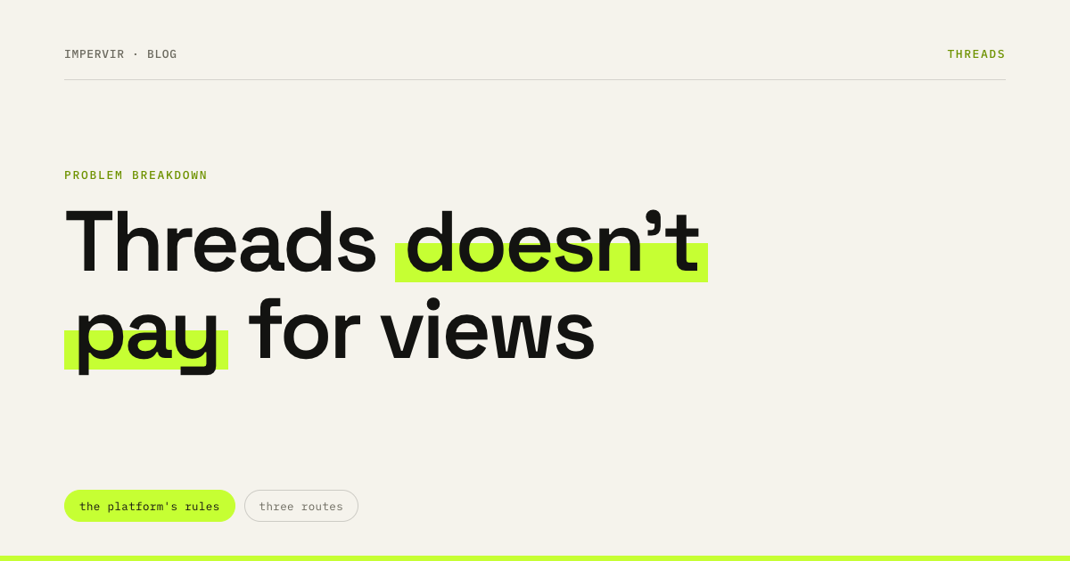Is there monetisation on Threads, and where the money comes from